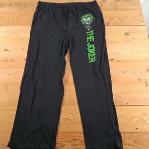 Xxl The Joker Pajama Pants Black Mens